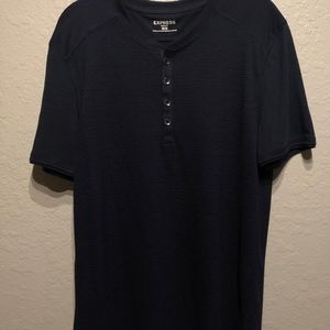 Express - Short Sleeve Henley Tee